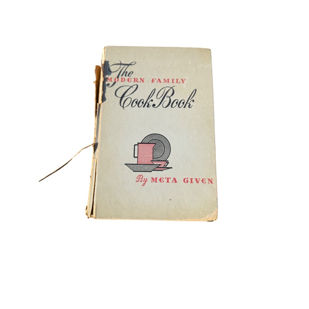 Meta Given Cookbook Vintage 1953‎ Modern Family Recipes Collectible